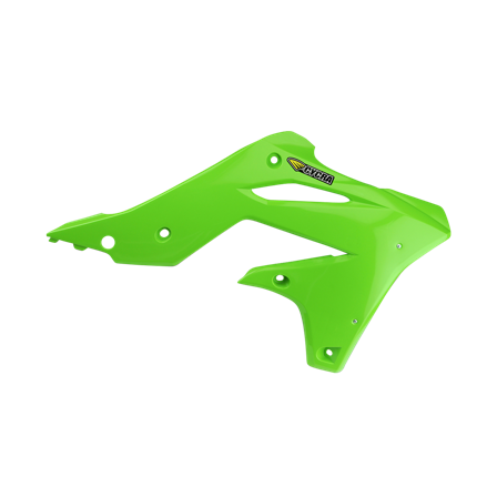 Radiatorkappen Cycra Powerflow Groen - Kawasaki KX 250F 2013-2016