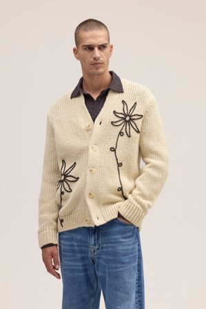 Mika Cardigan Herr Vit