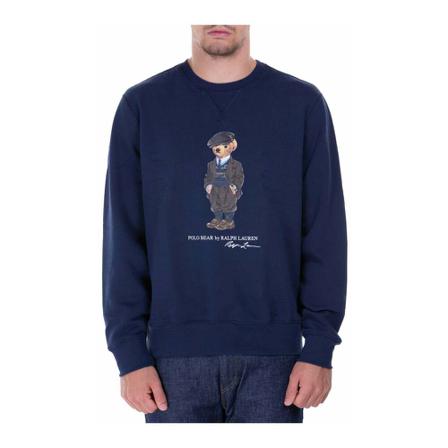 Polo Ralph Lauren, Sweatshirts ; Hoodies Niebieski, Mężczyzna, Rozmiar: L
