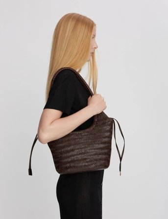Adax Lucca Shoulder Bag Diore - Brown - ONE SIZE