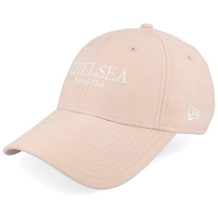 New Era - Football Rosa adjustable Keps - Chelsea Womens Suede 9FORTY Pink Adjustable @ Hatstore