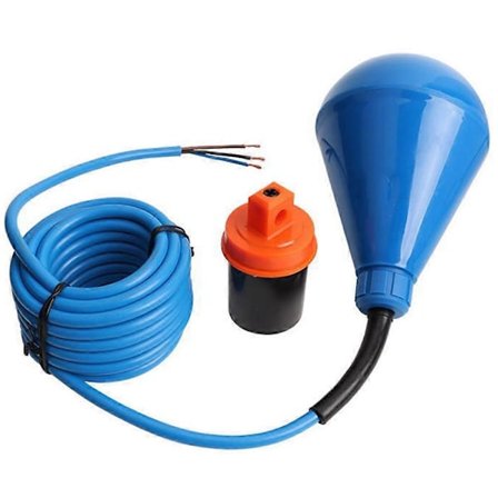 Kraftig flottørbryter for kloakk, suspenderte partikler og viskøse væsker