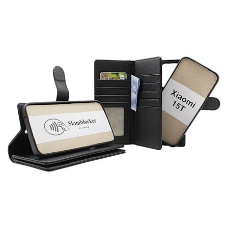 Skimblocker Xiaomi 15T XL Magnet Plånboksfodral