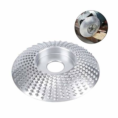 Træskæringskive til vinkelsliber (85 mm diameter sølvbue)