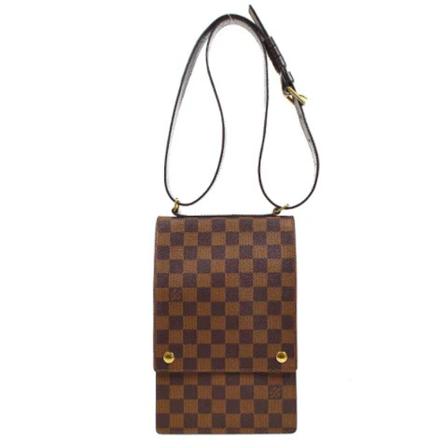 Louis Vuitton Vintage Pre-owned Canvas louis-vuitton-Tass , Bruin , unisex , Maat: ONE Size Vintage Tassen