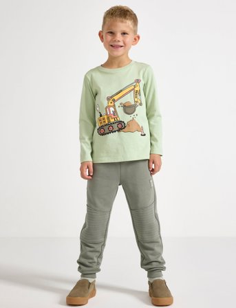 Lindex Trousers Essential Knee - Green - 92