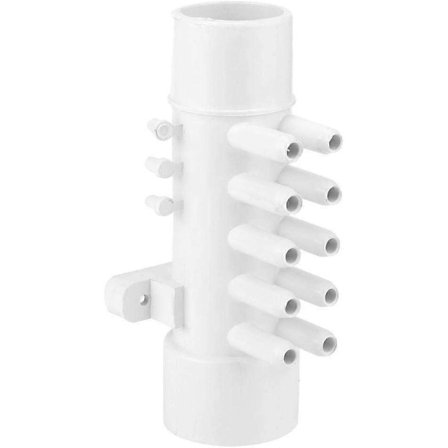 Spa Manifold, 1,5 tommer 10 mm 10 Port PVC Swimmingpool Rør Manifold Svømme Korrosionsbestandig Mere Holdbar[D]
