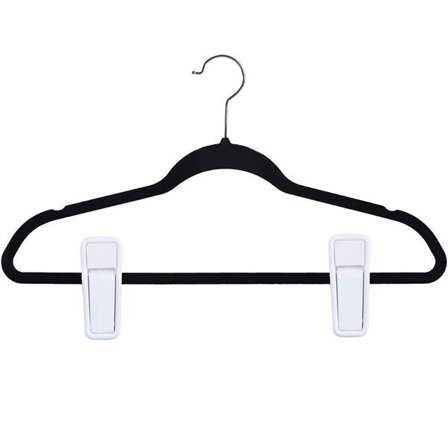 Klesklype i plast for kleshengere, 10-pk - Hvit