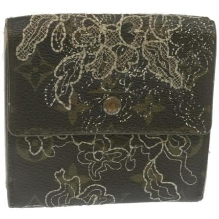 Louis Vuitton Vintage, Pre-owned Canvas Wallet Bruin, Dames, Maat:ONE Size