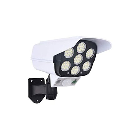 Solcells vägglampa, analog övervakning, trådlös sensor vägglampa för trädgård, veranda, uteplats, ytterdörr, garage, etc.