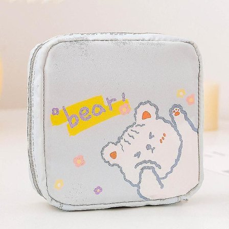 Pige Stor Kapacitet Praktisk Menstruations Lille Taske Hygiejnebind Opbevaringspose