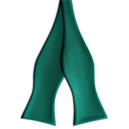 Pajarita para atar de satén en verde esmeralda para hombres - Pajaritas para atar