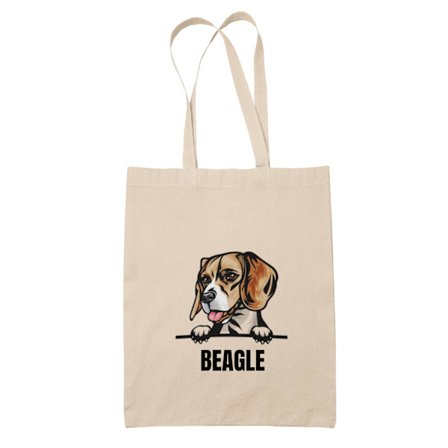 Beagle tygkasse hund shopping väska Tote bag
