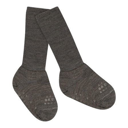 GoBabyGo Kravle Strømpe Merino Uld Brown Melange 20-22, Børn & Forældre, Børnetøj, Babysokker