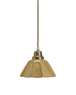 Vinduslampe Ester av metall Gul