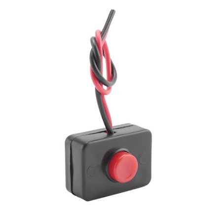 DCC12V2A Liimattava pohjainen painonappi hetkellinen toiminto johdotettu kytkin autoihin