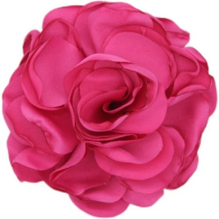 ROSE RED Stoff Stor Rose Blomst Brosje Blomster Brosje rose red