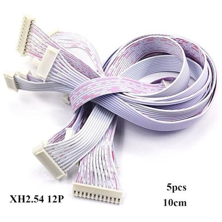 5 Stk Dobbelthovedet Kabelstik Kabel 10CM12P 12P