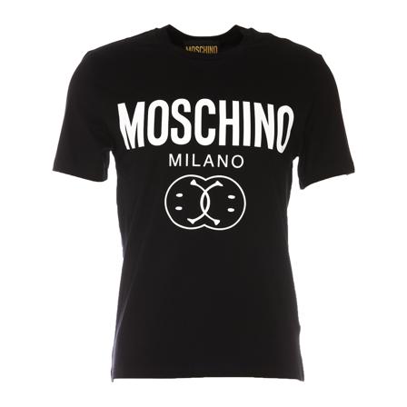 Moschino, T-Shirts Czarny, Mężczyzna, Rozmiar: S