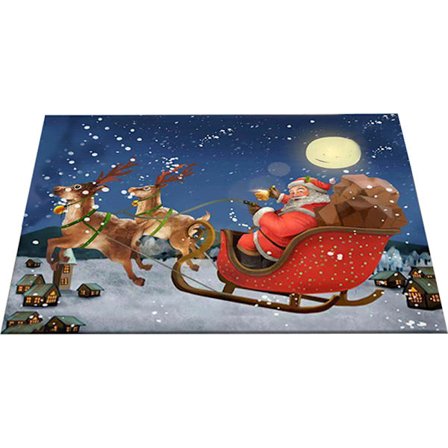 Julmattor för ytterdörr Inomhus Dörrmatta Ytterdörrsmatta Tvättbar Golvmatta Entrématta Husdjursmatta