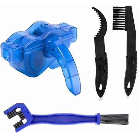 Pyöräketjun puhdistussarja, ketjunpuhdistin, puhdistusharja työkalu kaikenlaisten polkupyörän ketjujen puhdistukseen