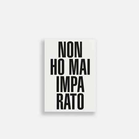 Hube "Non Ho Mai Imparato"