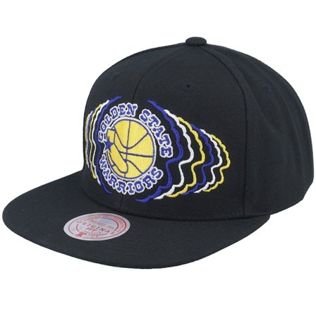 Mitchell & Ness - Golden State Warriors Team Vibes Hwc Black Snapback Snapback Black Cap - NBA @ Hatstore