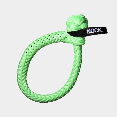 Soft shackle NOCK Titan Pro, UHMWPE 78, green, Ø10 mm (made from Ø5 mm rope), 110 mm, 2000 kg