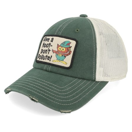 American Needle - Green - trucker - Cap - Woodsy Owl Orville Stone/Green Trucker - Hatstore