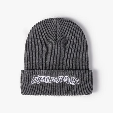 Mode Jävla Fantastisk vinter Hip-hop stickad mössa Casual Ha Grå OneSize Gray OneSize