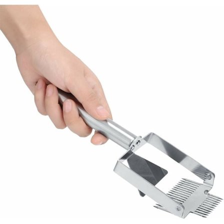 Dubbel nål rostfritt stål bikupa sökgaffel skrapa spade biodling biodlare verktyg