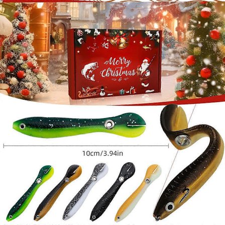 Fiske Adventskalender Fiske Jule Nedtelling Fiskesett