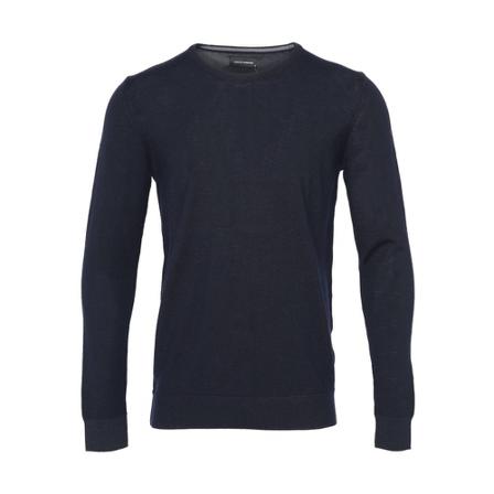 Clean Cut, Wool Crewneck Blauw, Heren, Maat:S
