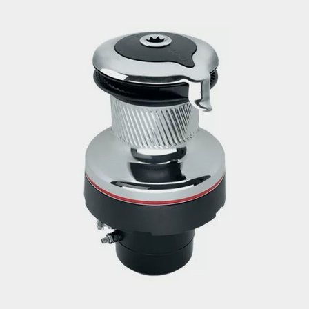 Harken 500 UniPower Radial Chrome Winch — 12V s ovládací skříní s dvojitou funkcí, chromovaný bronz