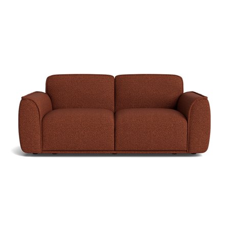 Tuesday 2 personers sofa - Raisa Kobber - 190x94x78cm - Kobberfarvet 2 personers sofa med Massivt træ og PU skum