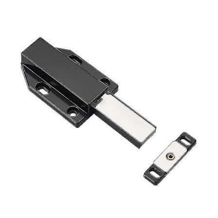 4 st Push Open Garderobsdörr Garderobsmagnet Stängare För Skåp Låda Magnetisk Lås System Lås Push Dörr Dämpare Svart