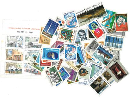 Finland - 39 frimærker + 1 ark - Postfrisk