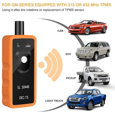 Rdks-lärsystem Däckventilsaktiverare för Opel Gm Tpms Återställningsverktyg Bil Däcktrycksövervakningssensor