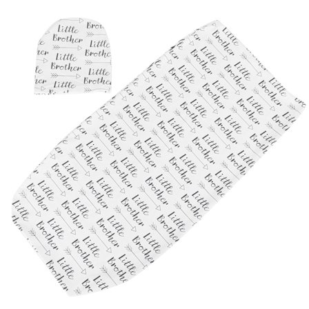 Baby Filt Inslagspåse Spädbarn Sovsäck Sängkläder Badhandduk Inslagspåse med Hatt Hårband