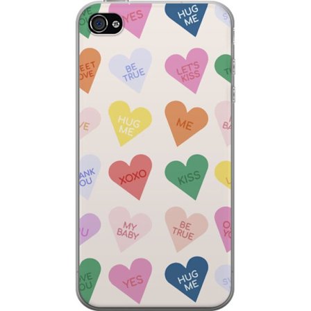 Yhteensopiva Puhelinkuori Apple Apple iPhone 4 Karkkisydämet