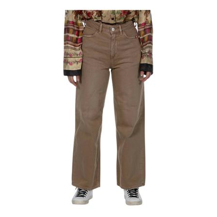 Amish Wide Byxor brun, Dam Byxor, Dam, Storlek: W30