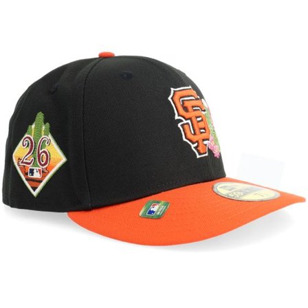 New Era - MLB Svart fitted Keps - San Francisco Giants MLB St 59FIFTY Black/Orange Curved Fitted @ Hatstore