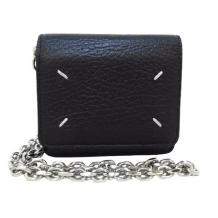 Maison Margiela Pre-owned, Pre-owned Leather wallets Zwart, Dames, Maat:ONE Size