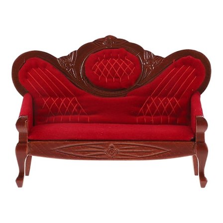 Realistinen Mini Sohva Koriste DIY Mini Talosohva Sisustus Pienoissohva Valokuvarekvisiitta