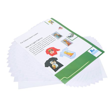 10 st Laser Transferpapper Klädmönster Termisk Utskrift Ljus Färg Ersättningsmaterial