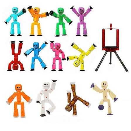 Villains & Guardians - Stikbot Stop Motion Action Leke med Sugkopp