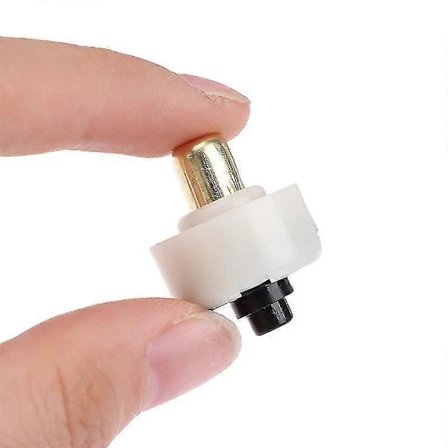 2 stk 17mm LED Lommelygte Trykknap Kontakt TÆND/SLUK Elektrisk Lommelygte Bagkontakt SHYTMV