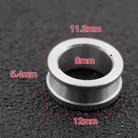 Fiskesnøre Rulle Fiskesnelle Reparasjonsdel SØLV silver 11.2x8x5.4mm-11.2x8x5.4mm