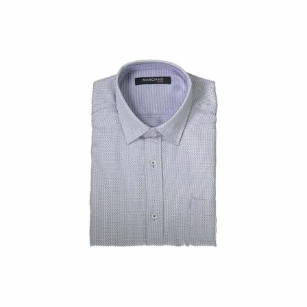 Guess, Long Sleeve Shirt Wit, Heren, Maat:M,Katoen
