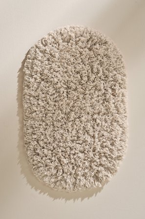 Jotex - Oval Badematte Bomull/Bomull Naturhvit JANE - Kjøp Baderomsmatter hos Jotex